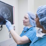 Doctors looking at x-ray